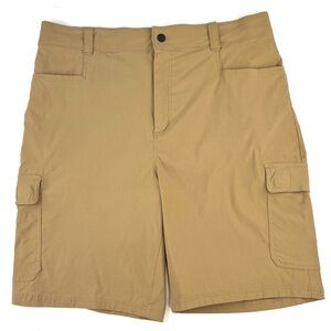 Orvis Khaki Cargo Shorts (Size: 36)